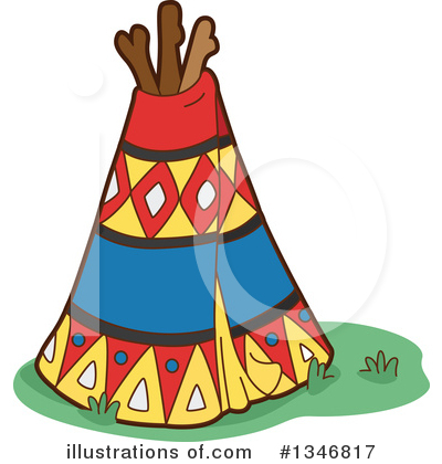 Royalty-Free (RF) Native American Clipart Illustration by BNP Design Studio - Stock Sample #1346817