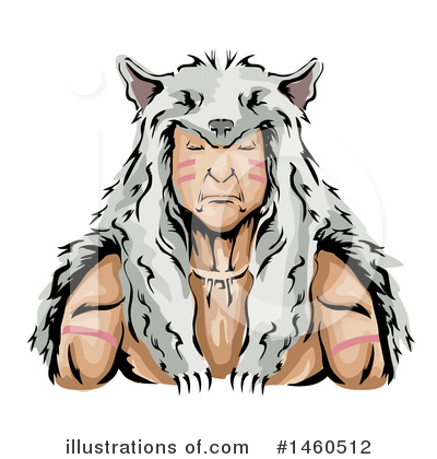 Native American Man Clipart #1460512 by BNP Design Studio