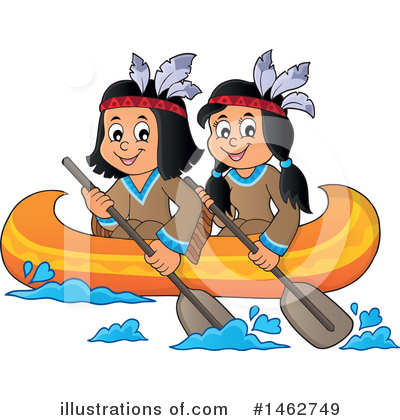 Canoeing Clipart #1462749 by visekart