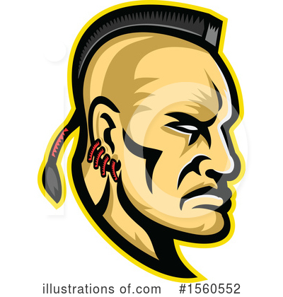 Royalty-Free (RF) Native American Clipart Illustration by patrimonio - Stock Sample #1560552