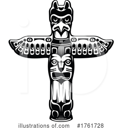 Totem Pole Clipart #1761728 by Vector Tradition SM