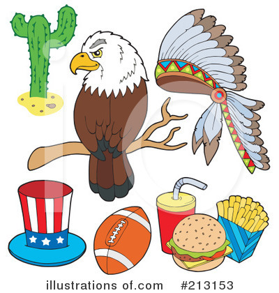 Royalty-Free (RF) Native American Clipart Illustration by visekart - Stock Sample #213153