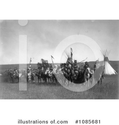 Royalty-Free (RF) Native Americans Clipart Illustration by JVPD - Stock Sample #1085681