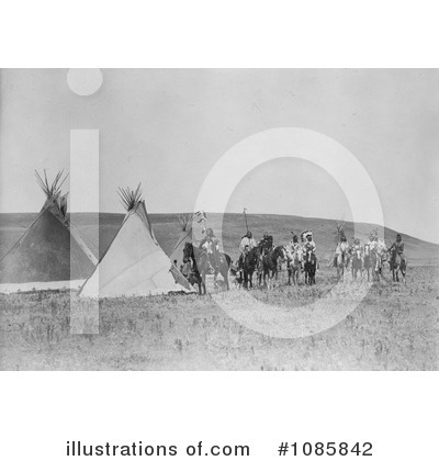Royalty-Free (RF) Native Americans Clipart Illustration by JVPD - Stock Sample #1085842