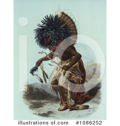 Royalty-Free (RF) Native Americans Clipart Illustration by JVPD - Stock Sample #1086252