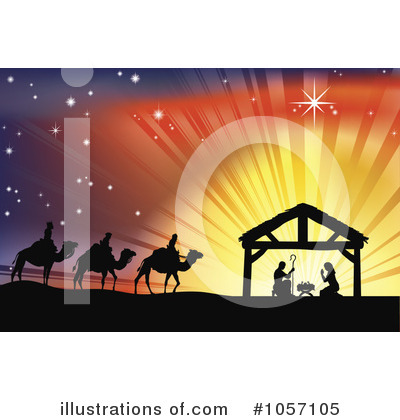 Royalty-Free (RF) Nativity Clipart Illustration by AtStockIllustration - Stock Sample #1057105
