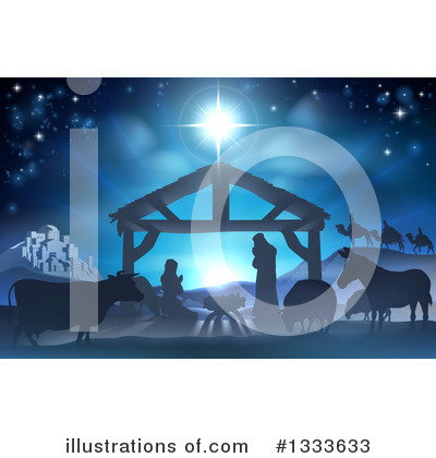Royalty-Free (RF) Nativity Clipart Illustration by AtStockIllustration - Stock Sample #1333633