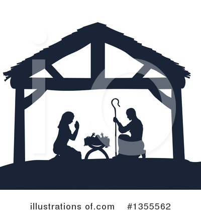 Manger Clipart #1355562 by AtStockIllustration