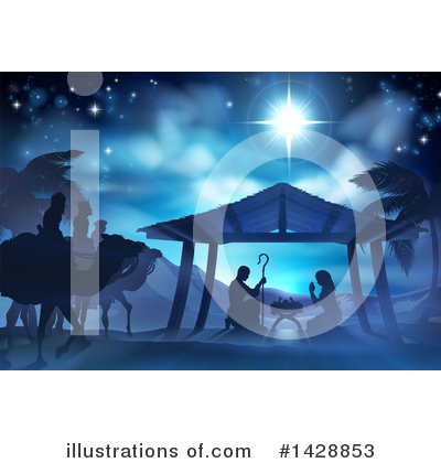 Royalty-Free (RF) Nativity Clipart Illustration by AtStockIllustration - Stock Sample #1428853