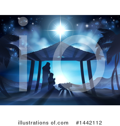 Royalty-Free (RF) Nativity Clipart Illustration by AtStockIllustration - Stock Sample #1442112