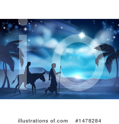 Royalty-Free (RF) Nativity Clipart Illustration by AtStockIllustration - Stock Sample #1478284