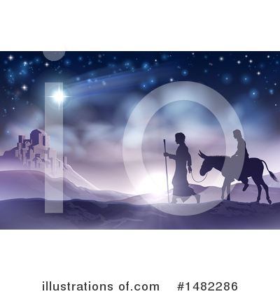 Royalty-Free (RF) Nativity Clipart Illustration by AtStockIllustration - Stock Sample #1482286