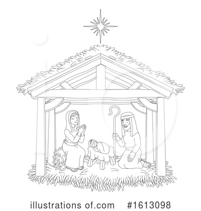 Royalty-Free (RF) Nativity Clipart Illustration by AtStockIllustration - Stock Sample #1613098