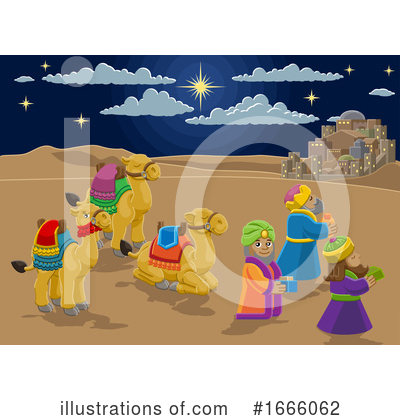 Wise Men Clipart #1666062 by AtStockIllustration