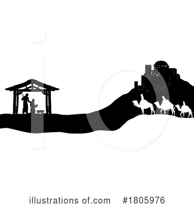 Royalty-Free (RF) Nativity Clipart Illustration by AtStockIllustration - Stock Sample #1805976