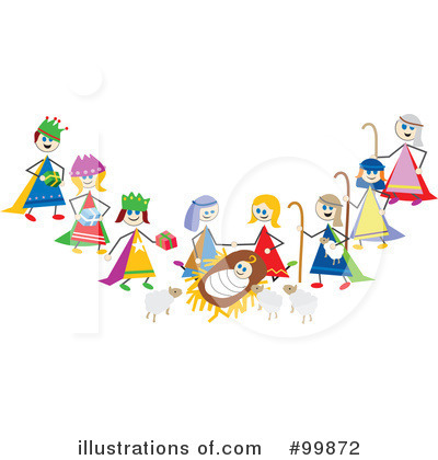 Royalty-Free (RF) Nativity Clipart Illustration by Prawny - Stock Sample #99872