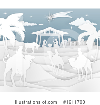 Royalty-Free (RF) Nativity Scene Clipart Illustration by AtStockIllustration - Stock Sample #1611700