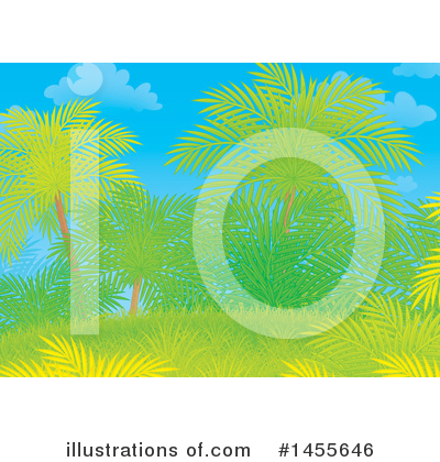 Palm Trees Clipart #1455646 by Alex Bannykh
