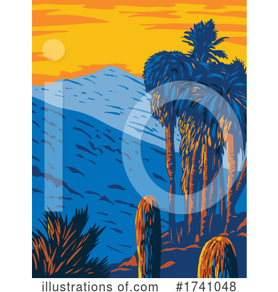 Palm Tree Clipart #1741048 by patrimonio