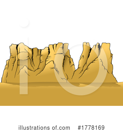 Rock Formation Clipart #1778169 by dero