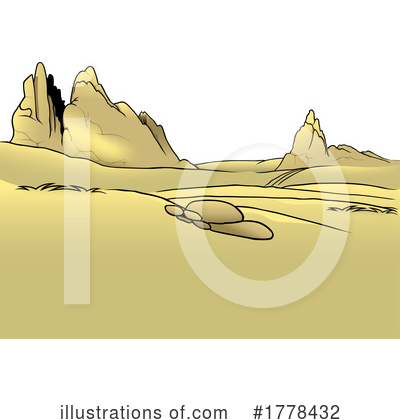 Rock Formation Clipart #1778432 by dero
