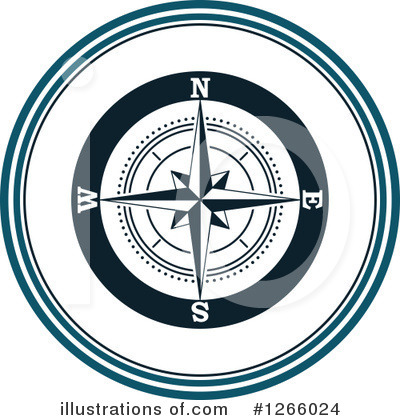Compass Rose Clipart #1266024 by Vector Tradition SM