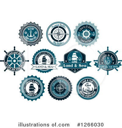 Royalty-Free (RF) Nautical Clipart Illustration by Vector Tradition SM - Stock Sample #1266030