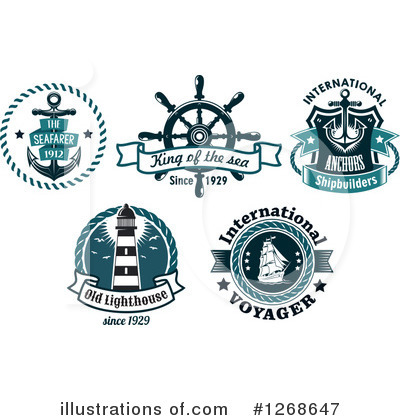 Royalty-Free (RF) Nautical Clipart Illustration by Vector Tradition SM - Stock Sample #1268647