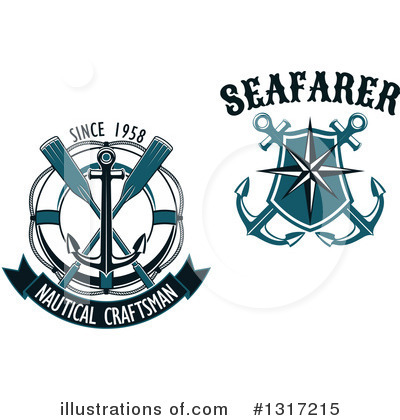 Royalty-Free (RF) Nautical Clipart Illustration by Vector Tradition SM - Stock Sample #1317215