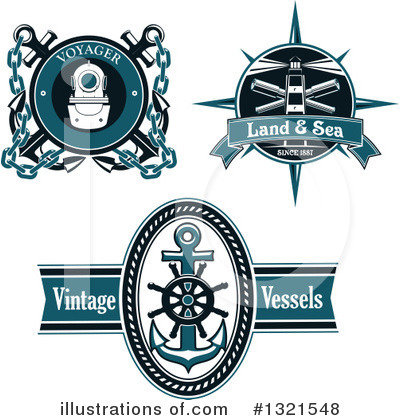 Royalty-Free (RF) Nautical Clipart Illustration by Vector Tradition SM - Stock Sample #1321548