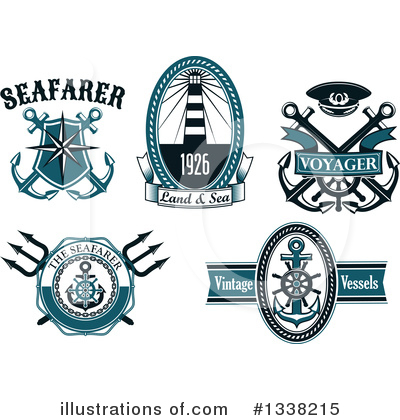 Royalty-Free (RF) Nautical Clipart Illustration by Vector Tradition SM - Stock Sample #1338215