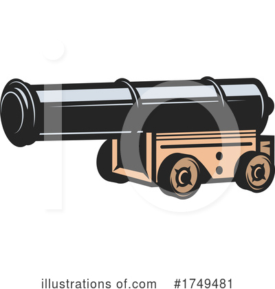 Cannon Clipart #1749481 by Vector Tradition SM