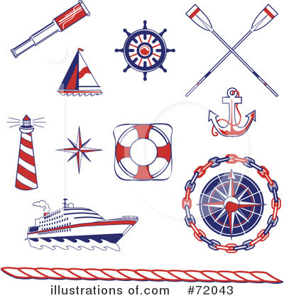 Royalty-Free (RF) Nautical Clipart Illustration by inkgraphics - Stock Sample #72043