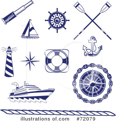 Royalty-Free (RF) Nautical Clipart Illustration by inkgraphics - Stock Sample #72079