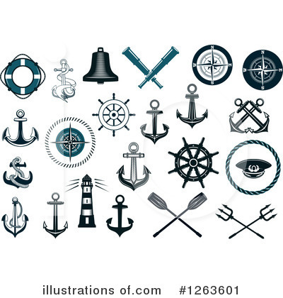 Royalty-Free (RF) Nauticaul Clipart Illustration by Vector Tradition SM - Stock Sample #1263601