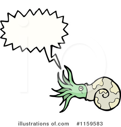 Royalty-Free (RF) Nautilus Clipart Illustration by lineartestpilot - Stock Sample #1159583