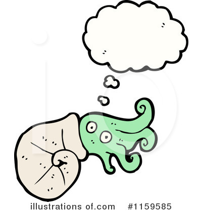 Royalty-Free (RF) Nautilus Clipart Illustration by lineartestpilot - Stock Sample #1159585