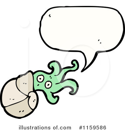 Royalty-Free (RF) Nautilus Clipart Illustration by lineartestpilot - Stock Sample #1159586