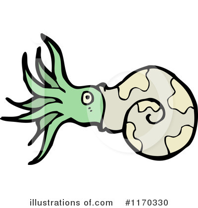 Royalty-Free (RF) Nautilus Clipart Illustration by lineartestpilot - Stock Sample #1170330