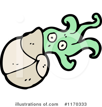 Royalty-Free (RF) Nautilus Clipart Illustration by lineartestpilot - Stock Sample #1170333