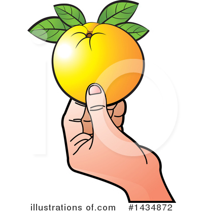 Royalty-Free (RF) Navel Orange Clipart Illustration by Lal Perera - Stock Sample #1434872