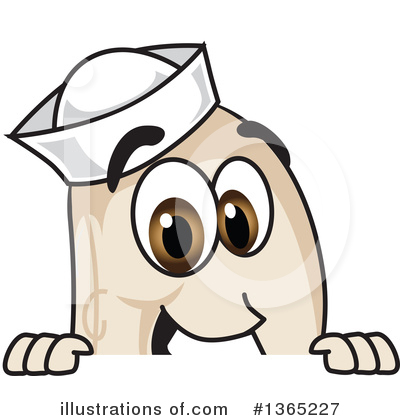 Royalty-Free (RF) Navy Bean Character Clipart Illustration by Mascot Junction - Stock Sample #1365227