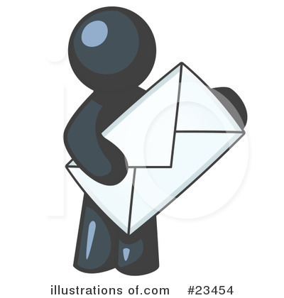 Envelope Clipart #23454 by Leo Blanchette