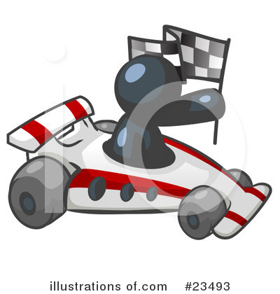 Race Car Clipart #23493 by Leo Blanchette