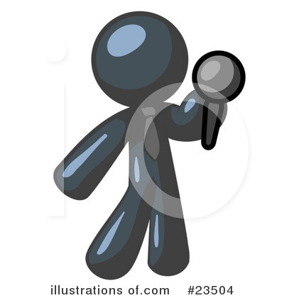 Microphone Clipart #23504 by Leo Blanchette