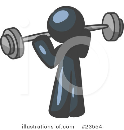 Barbell Clipart #23554 by Leo Blanchette