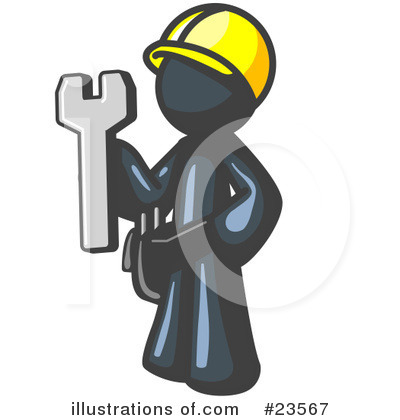 Handyman Clipart #23567 by Leo Blanchette