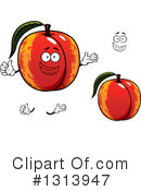 Nectarine Clipart #1313947 by Vector Tradition SM