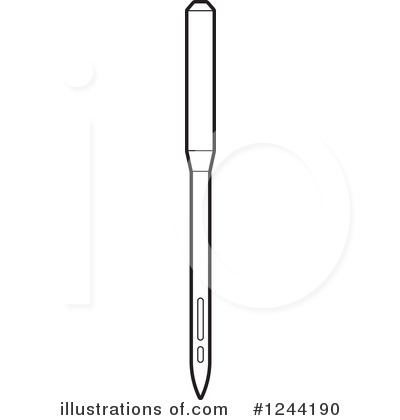 Royalty-Free (RF) Needle Clipart Illustration by Lal Perera - Stock Sample #1244190