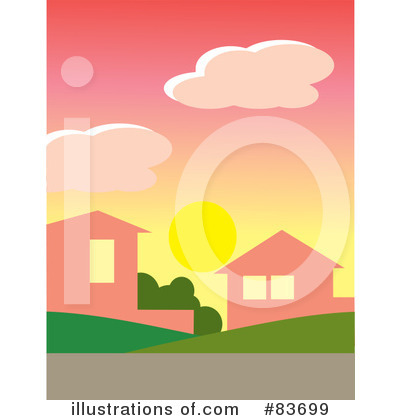 Royalty-Free (RF) Neighborhood Clipart Illustration by Rosie Piter - Stock Sample #83699